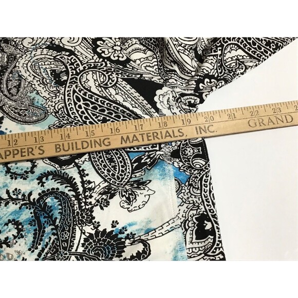 Onque Casuals Jacket Womens Med Black Blue Rhinestones Festival Fairy Whimsigoth - Picture 12 of 16